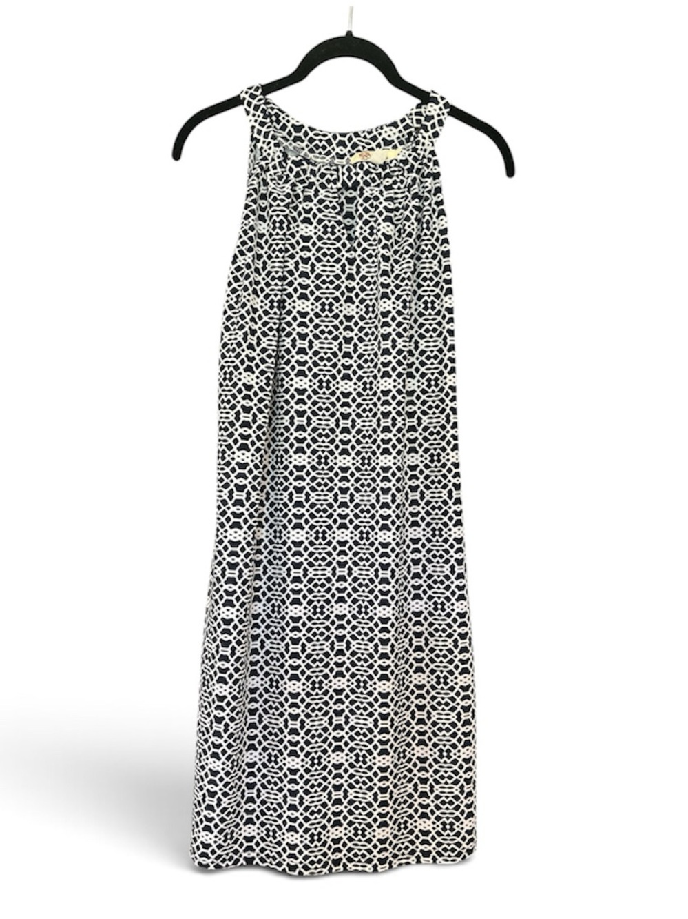 Aryeh High Neck Geometric Tank Dress | Size Large
